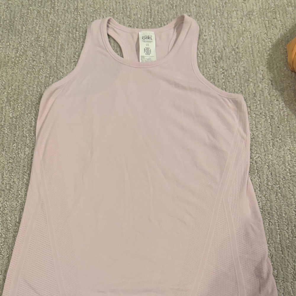 Athleta Girl Light Pink Tank Top